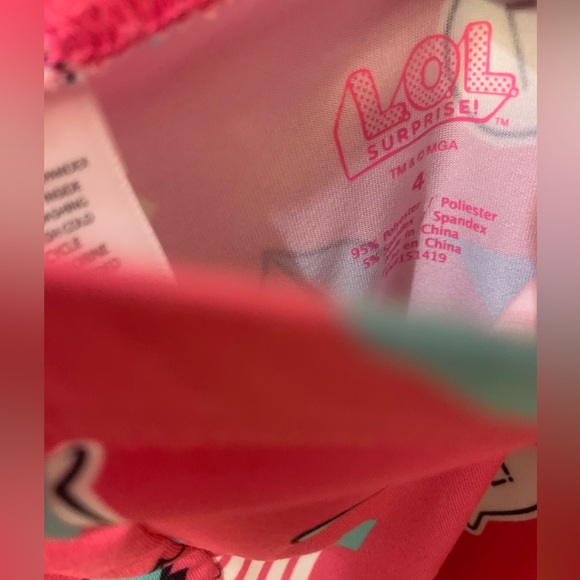 Girls size 4 two piece shirt set. LOL SURPRISE brand. Says TOTAL Q.T. On front - Picture 10 of 17